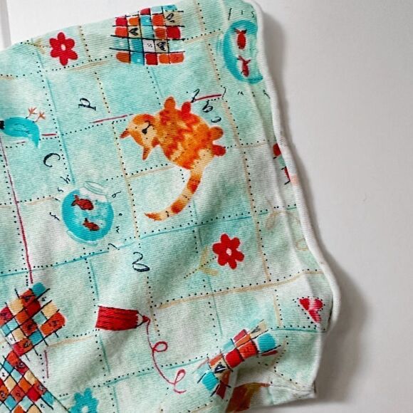 Vintage Basic Editions 90s Grannycore Kitty Cat Sleeper Night Shirt - Picture 6 of 7